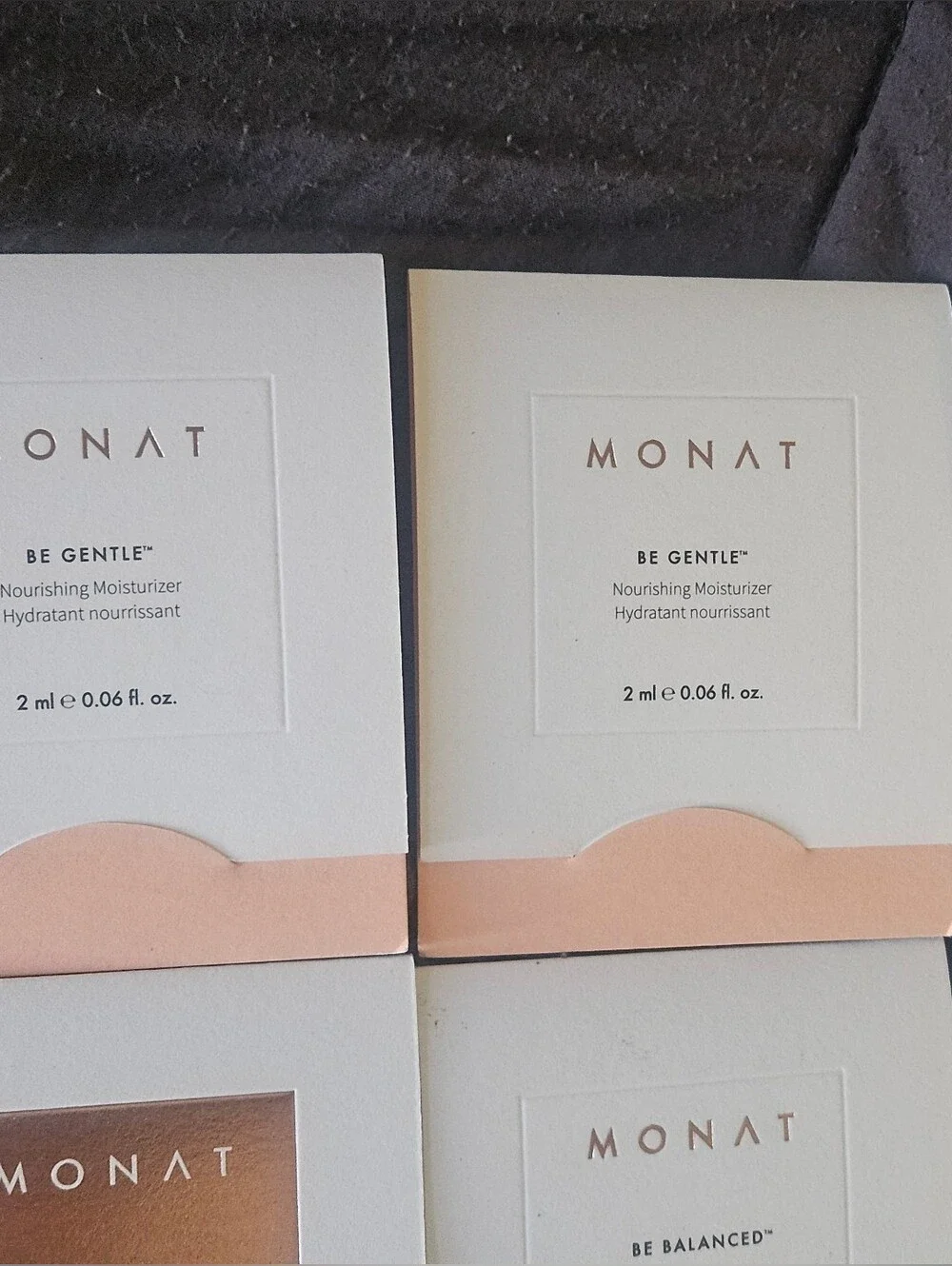 Be Gentle Nourishing Moisturizer - Peach/Blush Sample Pack
